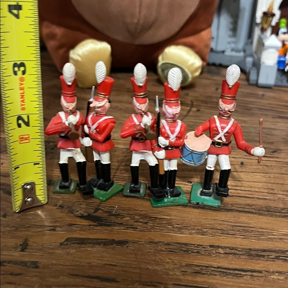 Vintage 1961 Babes in Toyland Disneykins Toy Soldiers Hand Painted Set Disney - Picture 6 of 6